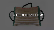 jute bite pillow